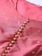 Pink Self Designed Kali Lehenga With Choli And Dupatta