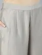 Grey Schiffli Design Straight Kurta Palazzo Set