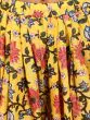 Yellow & Green Floral Printed Kurta With Dhoti Pant Set
