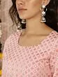 Pink & Silver Jacquard Zari Work Lehenga Choli With Net Dupatta
