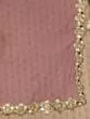 Purple & Gold Jacquard Zari Work Lehenga Choli With Net Dupatta & Potali Bag