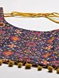 Red & Blue Patola Printed Lehenga Choli With Dupatta Set