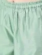 Pastle Green & White Block Printed A-Line Kurta With Palazzo Set