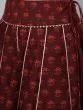 Maroon & Red Floral Printed Lehenga Choli With Dupatta