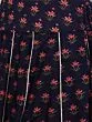 Blue & Red Floral Printed Embroidered Lehenga Choli With Dupatta Set