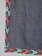 Blue & Red Floral Printed KurtaWith Sharara With Dupatta Set