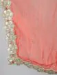 Grey Gold Brocade Zari Work Lehenga Choli With Orange Dupatta