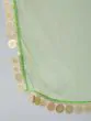Green Gold Foil Printed Lehenga Choli With Dupatta