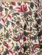 Cream & Red Floral Printed Lehenga Choli With Chanderi Embroidered Jacket