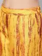 Blue & Mustard Printed Kurta & Palazzo With Dupatta Set