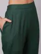 Green Gold Printed Straight Kurta With Pant Set