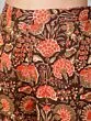 Brown & Orange Floral Printed Leyared A-Line Kurta With Palazzo Set