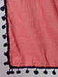 Navy Blue Floral Print Anarkali Pant With Dupatta