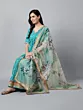 Green Bandhani Print Kurta Sharara With Dupatta