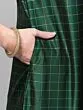 Green Gold Self Designed Straight Kurta