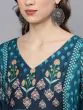 Blue Digital Print Kurta