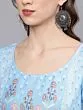 Aqua Blue Digital Print Kurta