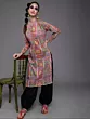 Women Printed Red & Green Printed Kurta