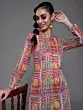Women Printed Red & Green Printed Kurta