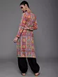 Women Printed Red & Green Printed Kurta