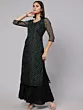 Women Dark Green Digital Print Kurta
