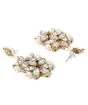 Traditional Crystal Stone Studded & Pearl Choker Set