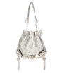 Silver Tubelight Pearl Luxury Potli Bag for Bride