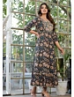 Women Printed Viscose Rayon Gown Kurta (Multicolor)
