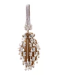 Women Brown Pearl Embroidered Stylish Potli Bag