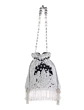 Black Thread Embroidered Heavy Potli Bag