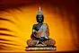 Polyresin Sitting Buddha Idol Statue Showpiece for Homedecor