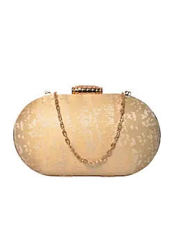 Woman Beautiful Beige Clutch