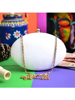 Women DIY Clutch in Oval Shape