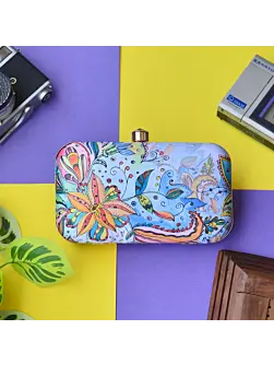 Women Floral Printed Clutch