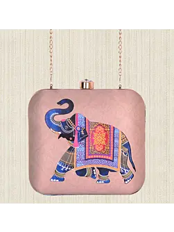 Women Ellie Print Clutch