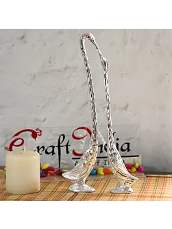 Cute Love Birds Decorative Swan Bird Figurines Showpiece