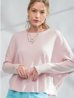 Women washed Thermal Top