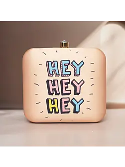 Woman HEY Printed Clutch Bag