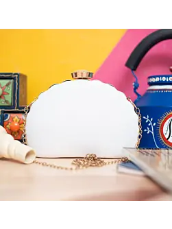 Women DIY D-Shape Clutch