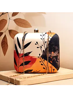 Women Art Printed Clutch