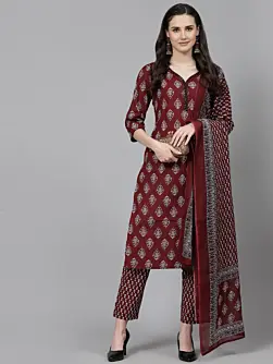 Indian cotton kurta set USA, salwar kameez online USA, Women plus Size Fashion