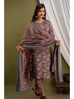 Indian cotton kurta set USA, salwar kameez online USA, Ethnic Wear Readymade Dress