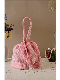 Pink Designer Luxury Potli bag for women 