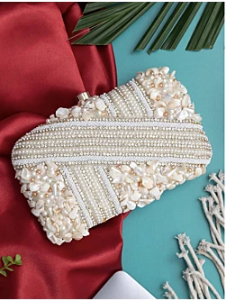 Stone Embedded Women Luxury Clutch