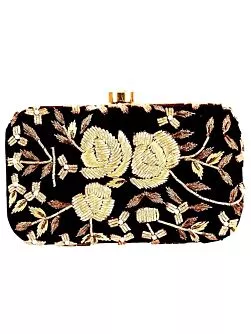 Women Designer Stylish Embellished Clutch Purse