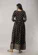 Women Printed Viscose Rayon Flared Kurta  (Black)