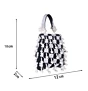 Women Black Pearl Embroidered Stylish Potli Bag
