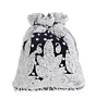 Black Thread Embroidered Heavy Potli Bag