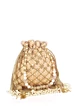 Golden Sequin embellish Evening Party Wear Potli