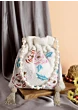 White Pearl Multi Color Flower Potli Bag